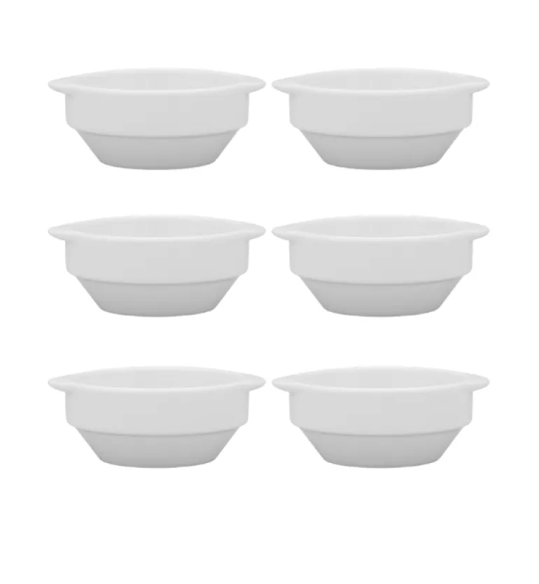 LUBIANA CORONA 0612 Bulionówka 300 ml bez spodka x 6 sztuk | biała porcelana
