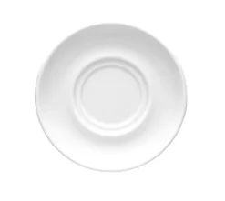 LUBIANA CORONA 0612 Bulionówka 300 ml + spodek 14,5 cm | biała porcelana