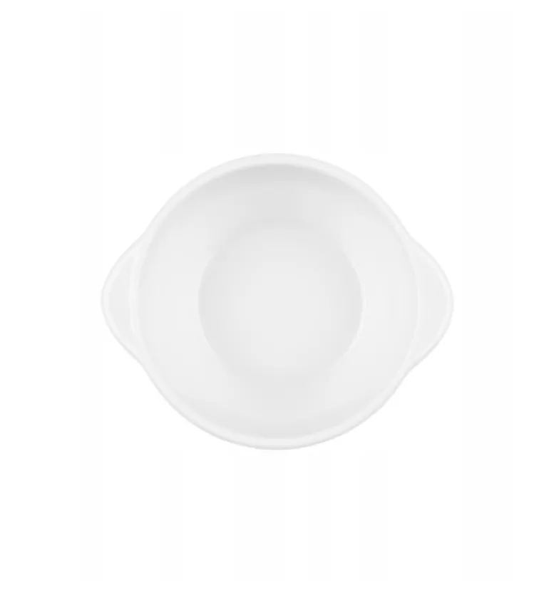 LUBIANA CORONA 0612 Bulionówka 300 ml + spodek 14,5 cm x 12 sztuk | biała porcelana