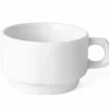 LUBIANA CORONA 0601 Filiżanka niska 200 ml bez spodka x 60 sztuk | porcelana