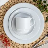 LUBIANA CORONA 0213 Kubek 280 ml | biała porcelana x 6 sztuk