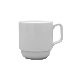 LUBIANA CORONA 0213 Kubek 280 ml | biała porcelana