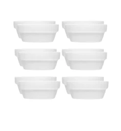 LUBIANA CORONA 0478 Miska/salaterka 14 cm x 12 sztuk | biała porcelana