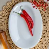 LUBIANA CORONA 3258 Półmis owalny 28 cm | biała porcelana