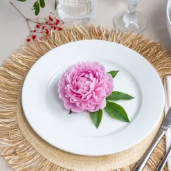 LUBIANA CORONA Serwis obiadowy 18 el dla 6 osób | biała porcelana