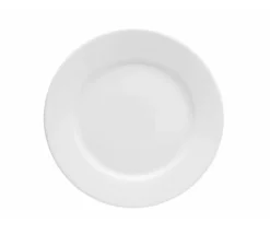 LUBIANA CORONA Serwis obiadowo - kawowy 42 el dla 6 osób | biała porcelana