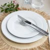 LUBIANA CORONA 0611 Talerz deserowy 20 cm | biała porcelana