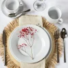 LUBIANA CORONA 0613 Talerz płytki 23,5 cm x 12 sztuk | biała porcelana