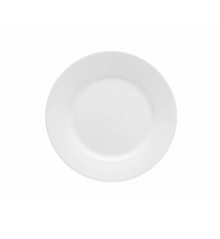 LUBIANA CORONA 0613 Talerz płytki 23,5 cm x 12 sztuk | biała porcelana