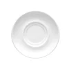 LUBIANA CORONA 0671 18x Spodek 14,5 cm pod filiżankę/bulionówkę | biała porcelana