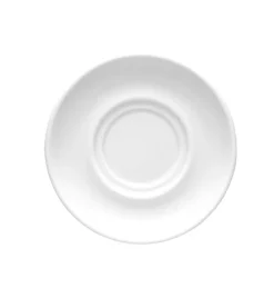 LUBIANA CORONA 0671 18x Spodek 14,5 cm pod filiżankę/bulionówkę | biała porcelana