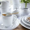 LUBIANA DAISY Komplet 12 kubków 350 ml | biała porcelana