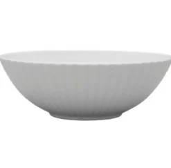 LUBIANA DAISY Komplet 2 salaterek 21, 26 cm | biała porcelana