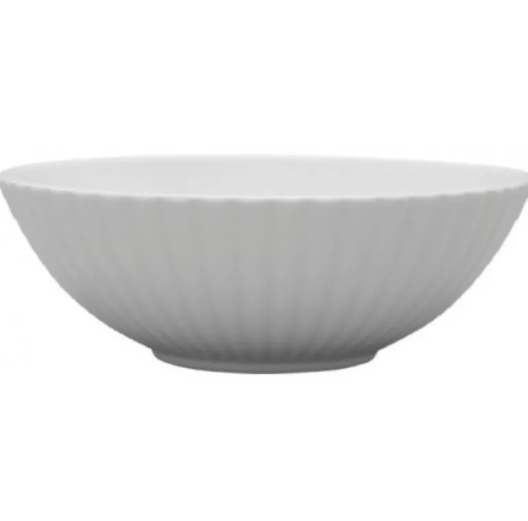 LUBIANA DAISY Komplet 2 salaterek 21, 26 cm | biała porcelana