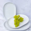LUBIANA DAISY Półmis 28 cm | biała porcelana | luz