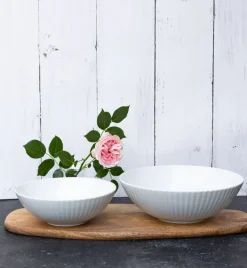 LUBIANA DAISY Salaterka 13 cm | biała porcelana | luz