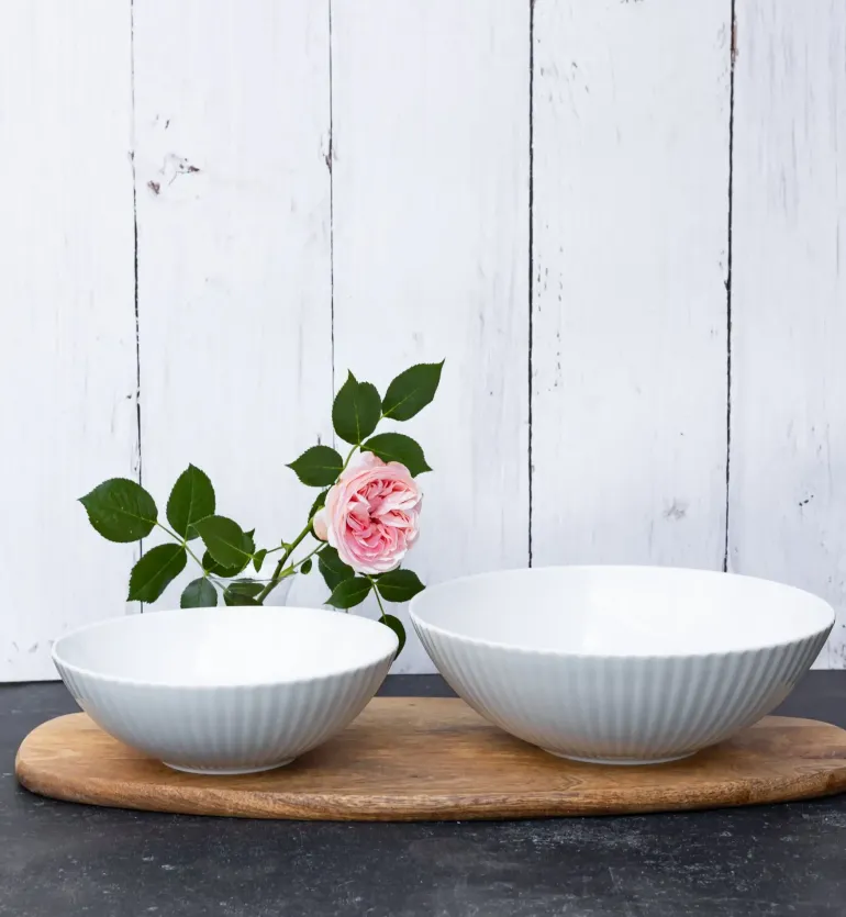LUBIANA DAISY Salaterka 13 cm | biała porcelana | luz x 6 sztuk