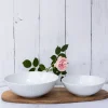 LUBIANA DAISY Salaterka 26 cm | biała porcelana | luz