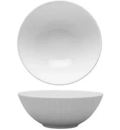 LUBIANA DAISY Salaterka 17 cm | biała porcelana | luz