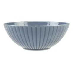 LUBIANA DAISY SEASIDE K9 Komplet 12 x salaterka 17 cm / szaro - niebieski