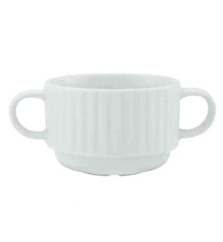 LUBIANA DAISY Serwis obiadowo - kawowy 12 osób / 88 elementów | biała porcelana