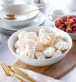 LUBIANA DAISY Serwis obiadowo - kawowy 12 osób / 88 elementów | biała porcelana