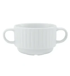 LUBIANA DAISY Serwis obiadowo - kawowy 18 osób / 130 elementów | biała porcelana