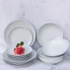 LUBIANA DAISY Serwis obiadowy 24 osoby / 72 elementy | biała porcelana