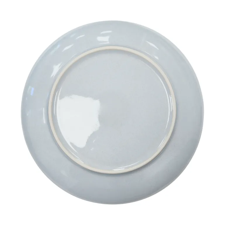 LUBIANA DAISY STONEWARE PERŁOWY | Serwis obiadowy 18 elementów dla 6 osób | kolor błękitny