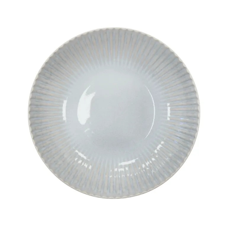 LUBIANA DAISY STONEWARE PERŁOWY | Serwis obiadowy 36 elementów dla 12 osób | kolor błękitny