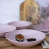 LUBIANA DAISY SUNSET K7 Serwis obiadowo - kawowy 12 osób / 72 elementy / różowy