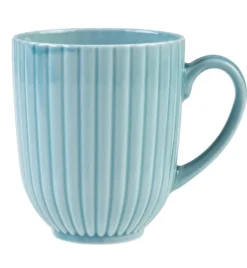 LUBIANA DAISY WATERFALL K6 Serwis obiadowo - kawowy 6 osób / 36 elementów / turkusowy