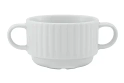 LUBIANA DAISY 6x Bulionówka 300 ml | 6 el dla 6 os | biała porcelana