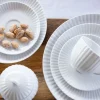 LUBIANA DAISY 18x Filiżanka 200 ml + spodki 14,5 cm | 36 el dla 18 os | biała porcelana