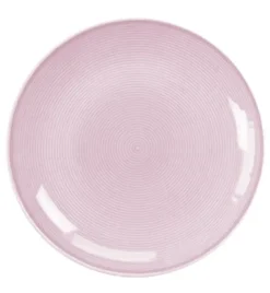 LUBIANA ETO MODERN K7 OPK Serwis obiadowy 36 el / 12 osób / różowy / porcelana ręcznie malowana