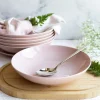 LUBIANA ETO MODERN K7 OPK Serwis obiadowy 54 el / 18 osób / różowy / porcelana ręcznie malowana