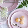 LUBIANA ETO MODERN K7 OPK Serwis obiadowy 72 el / 24 os / różowy / porcelana ręcznie malowana