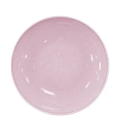 LUBIANA ETO MODERN K7 OPK Serwis obiadowy 18 el / 6 osób / różowy / porcelana ręcznie malowana