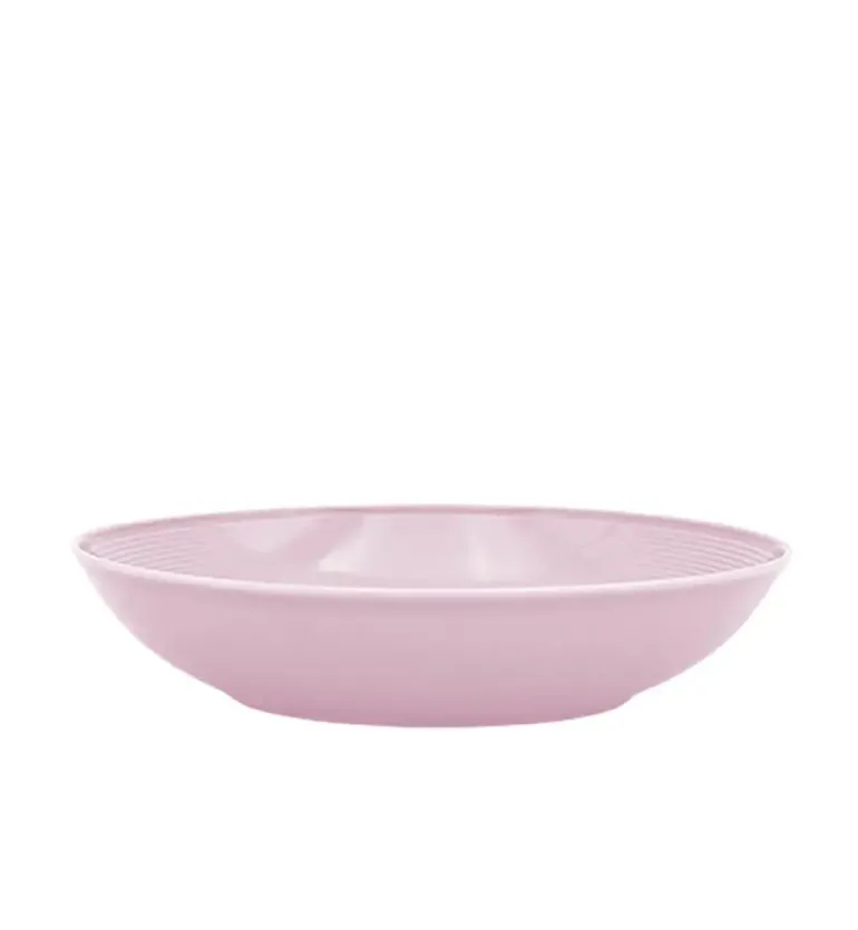 LUBIANA ETO MODERN K7 OPK Serwis obiadowy 18 el / 6 osób / różowy / porcelana ręcznie malowana