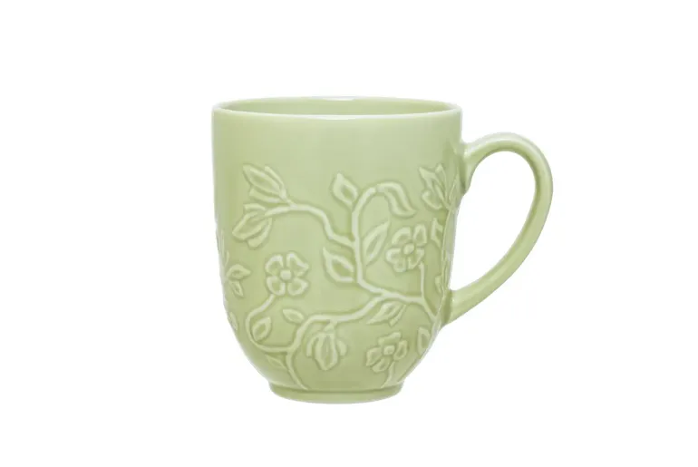 LUBIANA HANAMI KD LIMONKOWY Serwis obiadowy 120 el 24 os / zdobiona porcelana luz