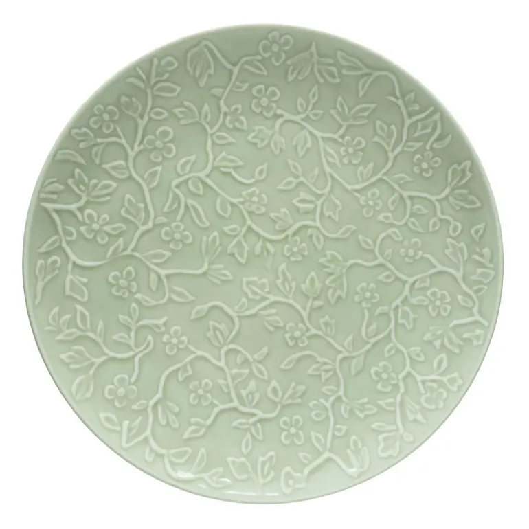 LUBIANA HANAMI KD LIMONKOWY Serwis obiadowy 36 el 12 os / zdobiona porcelana luz