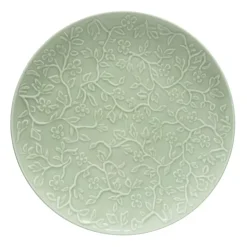 LUBIANA HANAMI KD LIMONKOWY Serwis obiadowy 24 el 6 os / zdobiona porcelana luz