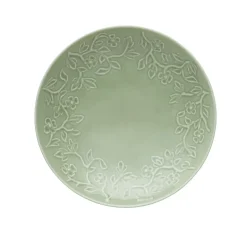 LUBIANA HANAMI KD LIMONKOWY Serwis obiadowy 24 el 6 os / zdobiona porcelana luz
