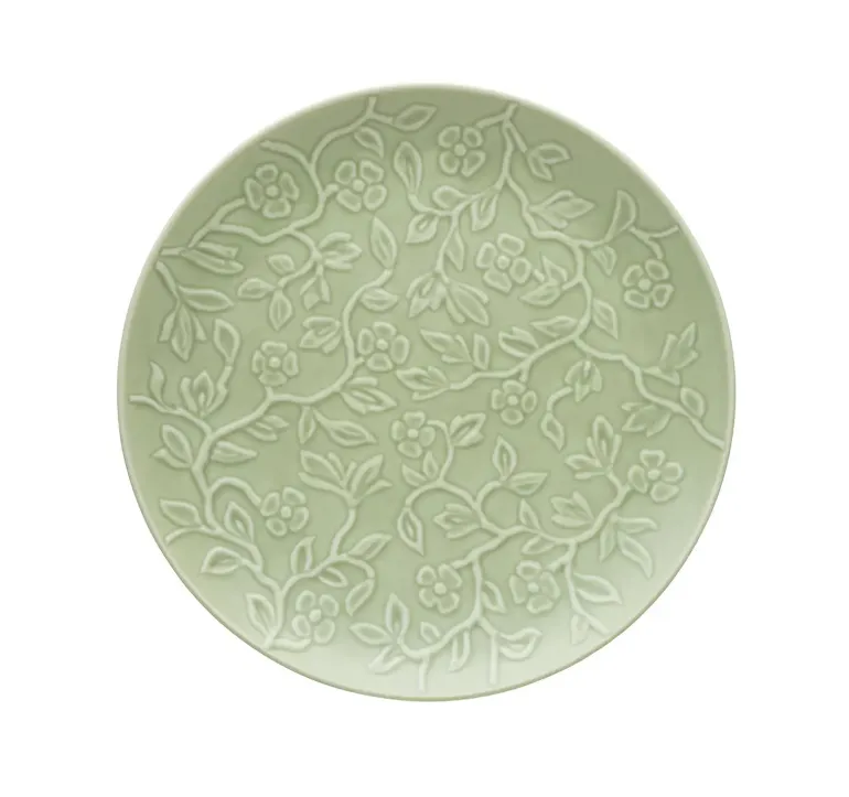 LUBIANA HANAMI KD LIMONKOWY Serwis obiadowy 90 el 18 os / zdobiona porcelana luz
