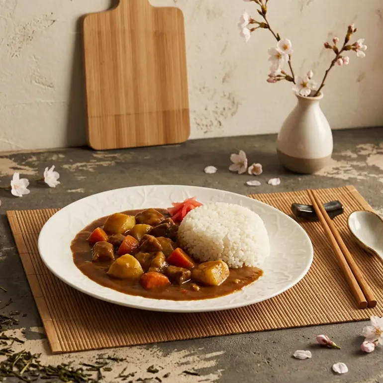 LUBIANA HANAMI KE KREMOWY Talerz obiadowy 27 cm / zdobiona porcelana luz