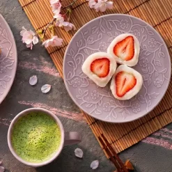 LUBIANA HANAMI KR LAWENDA Serwis obiadowy 48 el 12 os / zdobiona porcelana luz
