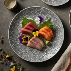 LUBIANA HANAMI K100 Serwis obiadowy 72 el / 24 osoby / szary