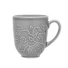 LUBIANA HANAMI K1 SZARY Kubek 350 ml x 12 sztuk / zdobiona porcelana luz