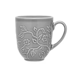LUBIANA HANAMI K1 SZARY Kubek 350 ml x 12 sztuk / zdobiona porcelana luz