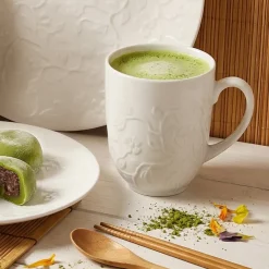 LUBIANA HANAMI Kubek 350 ml x 12 sztuk / biała porcelana luz